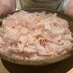 日本料理FUJI - 焼津産削りたての鰹節。香りが素晴らしい〜