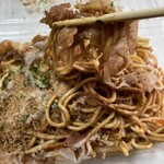 弁当のしんわ - コシがあり歯切れの良いチャンポン麺かな？