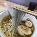 中華そば 深緑 - 麺リフト