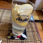 おいちい - ドリンク写真:定番超レモンサワーはレモンも食べちゃいます。串に合う^_^