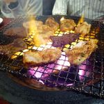 味園焼肉店 - ２０１４．１　七輪でファイヤー