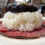 カウボーイカレー - 名物！カウボーイ★カレー大盛り＋Beef100％ハンバーグトッピング