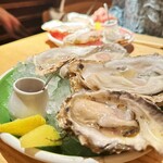 牡蠣と和食。Ikkoku - 旬の生牡蠣食べ比べ