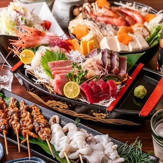 Enjoy new Japanese-style meal in a calm private room where you can forget the hustle and bustle of the city...