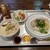 YAKITORI BAR GO - 料理写真:ランチ:タイグリーンカレー&海南鶏飯プレート 990円税込