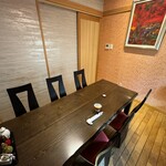 うなぎ亭 友栄 - テーブル6席個室