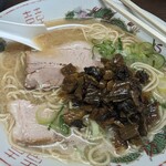 白龍ラーメン - 辛子高菜