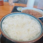 永井食堂 - これで半ライス！