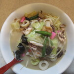 長崎ちゃんぽん・皿うどん 球磨 - 現在　葉野菜はキャベツ中心