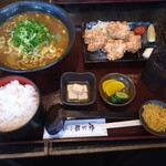 讃岐屋 雅次郎 - カレースペシャル定食（ご飯、麺）大大