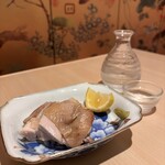 日本酒と和食 花びし - 清流美どりのもも焼き