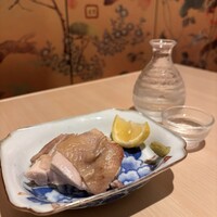 日本酒と和食 花びし - 清流美どりのもも焼き