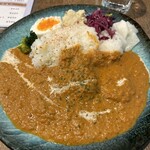 てづくりキッシュのみせ gokan. - gokan特製海老カレー
            800円