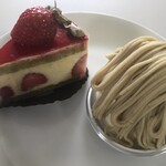 Patisserie Plaisir - フレジエ　税込650円　モンブラン　税込620円