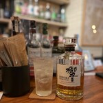 呑食ウイスケ - セレブモカさんの2杯目、響ハイボール。
これおいくら万円でしたっけ？！(ﾟДﾟ)