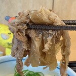 釜揚げうどん岡じま - 肉、にゅ～～ん！