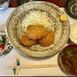 自然坊 - ヒレカツ定食