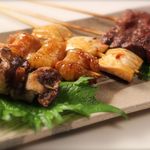 梵蔵 - ホルモン串五種盛り