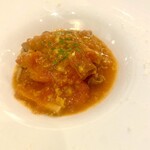Nikubaru Jin - モツ3種のトマト煮込み