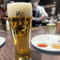 串揚げキッチン だん EKIZO神戸三宮店 - 生ビール@670
