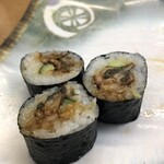 すし鶴 - 鰻キュー三兄弟　長兄の鰻の握りさんは撮り忘れた。 蒲焼さん太朗では無かった事を報告しておく。