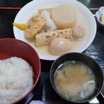 大船おでんセンター - おでん定食