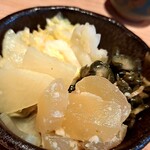 水戸 門のまえ - お漬け物