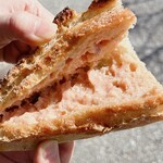 パンストック - 名物明太フランス。明太とろり