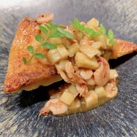 十皿 - 駿河湾金目鯛のソテー　桜海老のソース