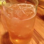 うなぎ割烹 きた八 - 梅酒ソーダ割り
