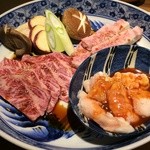 和牛 まつした - サービス盛り