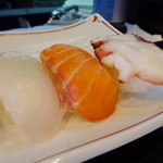 鮨なかやま - サーモン、たこ