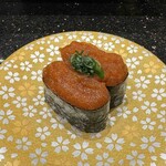 グルメ回転寿司 函太郎 - 道産真鱈子醤油漬（¥210）