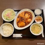 Jouka - 手作り豆富の麻婆豆富定食(辛口)