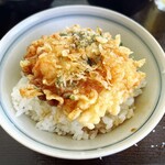 天ぷら 森山 - 上天ぷら定食（かき揚げ丼。丼にせずそのままも可）
