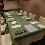 Itaria Ryouripiatto Nono - 食事会などのテーブルセッティング例