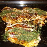 おこタコ焼き630円天地返し失敗