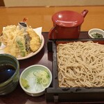 油や - 天ざる蕎麦