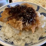 かつ雅 小牧店 - 自作丼（ソース辛口）