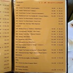 ル・ブルギニオン - ワインリスト