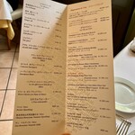 ル・ブルギニオン - ドリンクメニュー