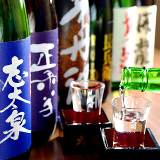 We offer a variety of Japanese sake from all over the country!
