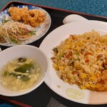 中華料理 味仙 - 本日のおすすめＣ（五目炒飯＆唐揚げセット）