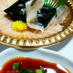 魚料理専門 魚魚一 - 浜名湖うなぎの刺身/ハーフサイズ3240円
