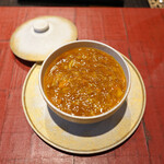 237161657 - 蒸したフカヒレと上海蟹のあんを絡めたスープ