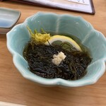 Kappou Misawa - 前回メニューから好物黒もずくをリピ。