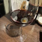 炭火焼肉ホルモン うらら - 赤ワイングラス