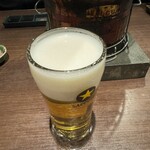 炭火焼肉ホルモン うらら - 生ビール