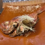 創作料理 花ゆい - 金目鯛、牡蠣の煮付け