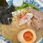 Suga - 鶏白湯柚子塩ラーメン。美味しい。